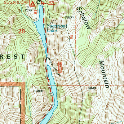 United States Geological Survey Conconully East, WA (2001, 24000-Scale) digital map