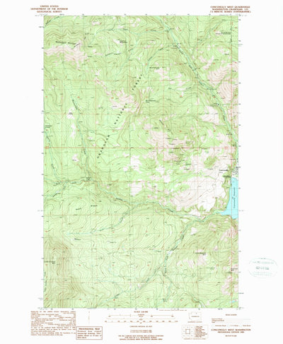 United States Geological Survey Conconully West, WA (1989, 24000-Scale) digital map