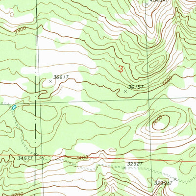 United States Geological Survey Conconully West, WA (1989, 24000-Scale) digital map