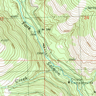 United States Geological Survey Conconully West, WA (1989, 24000-Scale) digital map