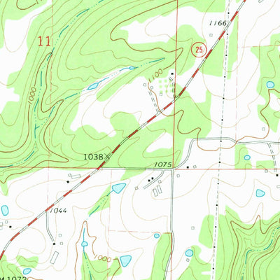 United States Geological Survey Concord, AR (1973, 24000-Scale) digital map