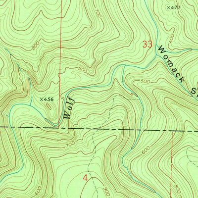 United States Geological Survey Concord, AR (1973, 24000-Scale) digital map