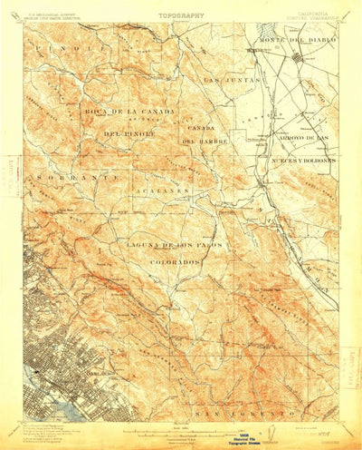 United States Geological Survey Concord, CA (1915, 62500-Scale) digital map