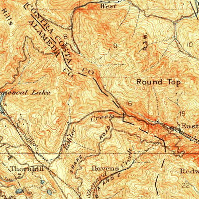 United States Geological Survey Concord, CA (1915, 62500-Scale) digital map
