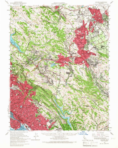 United States Geological Survey Concord, CA (1959, 62500-Scale) digital map