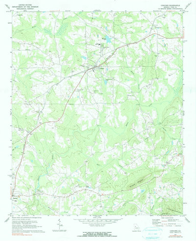 United States Geological Survey Concord, GA (1971, 24000-Scale) digital map