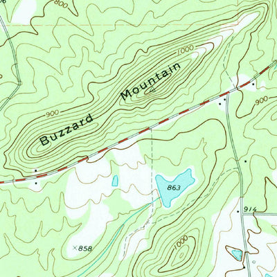 United States Geological Survey Concord, GA (1971, 24000-Scale) digital map