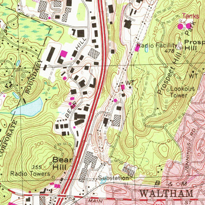 United States Geological Survey Concord, MA (1970, 24000-Scale) digital map
