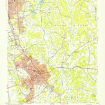 United States Geological Survey Concord, NC (1950, 24000-Scale) digital map