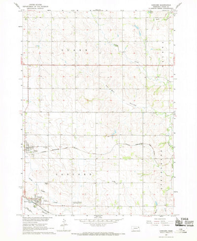 United States Geological Survey Concord, NE (1967, 24000-Scale) digital map