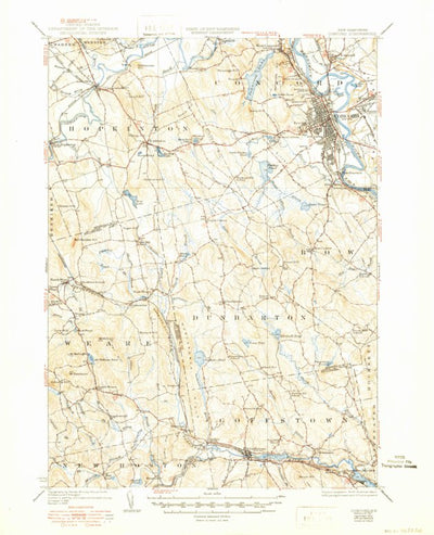 United States Geological Survey Concord, NH (1927, 62500-Scale) digital map