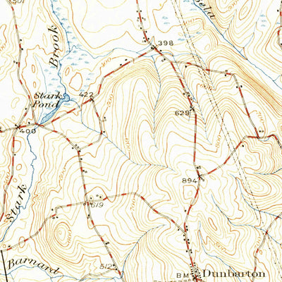 United States Geological Survey Concord, NH (1927, 62500-Scale) digital map