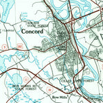 United States Geological Survey Concord, NH (1986, 100000-Scale) digital map