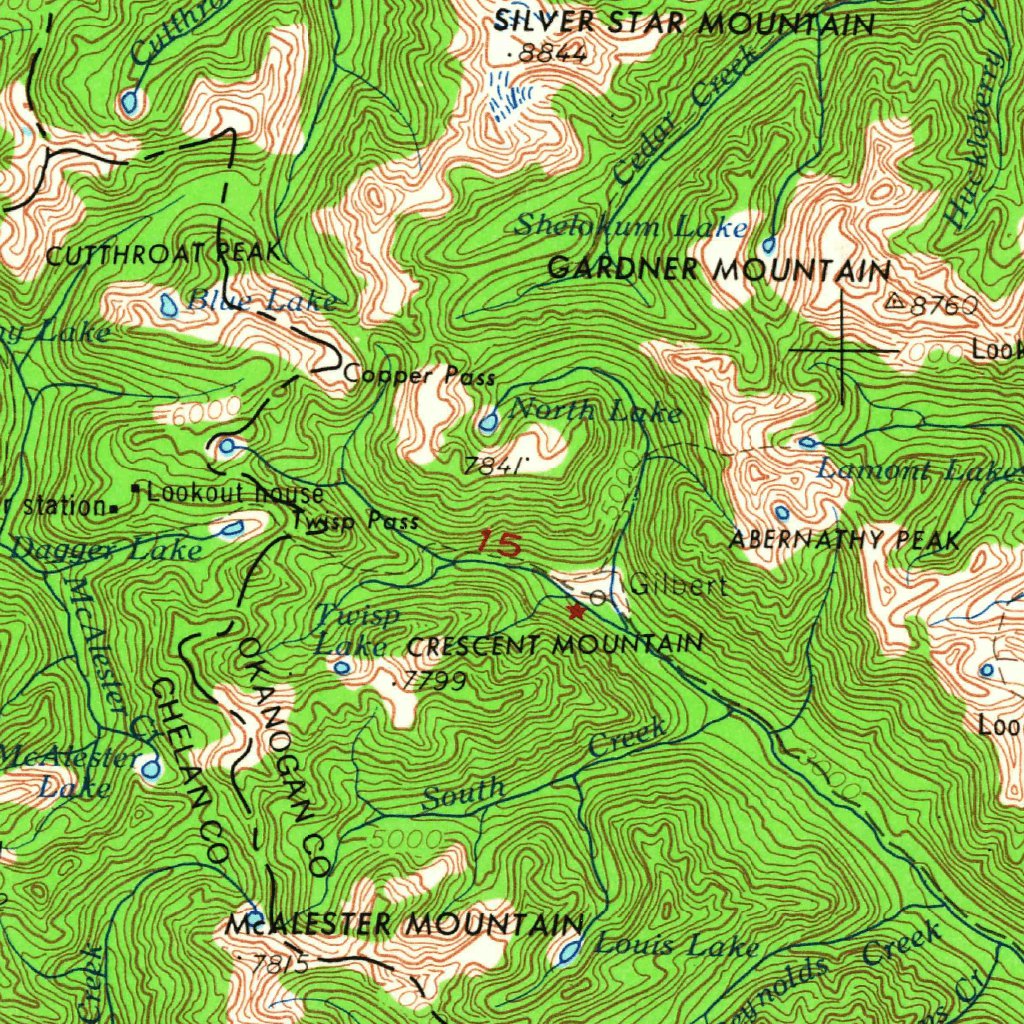 Concrete, WA (1955, 250000-Scale) Map by United States Geological ...