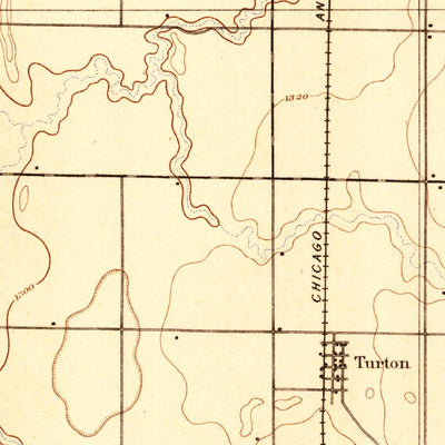 United States Geological Survey Conde, SD (1894, 62500-Scale) digital map