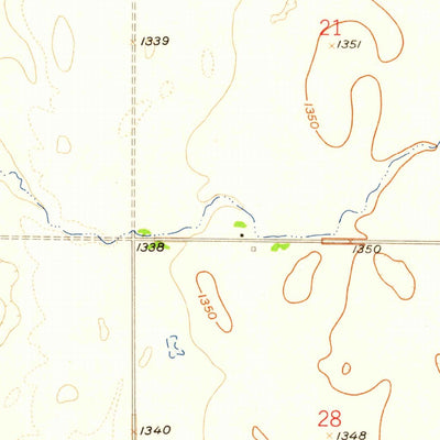 United States Geological Survey Conde, SD (1958, 24000-Scale) digital map