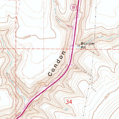 United States Geological Survey Condon, OR (1970, 24000-Scale) digital map