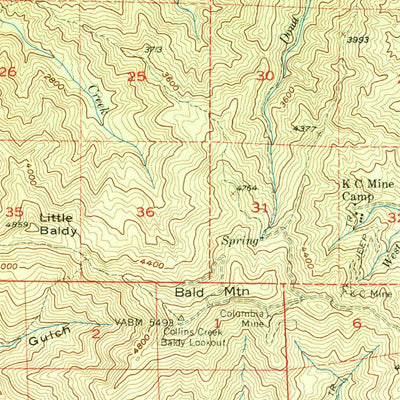 United States Geological Survey Condrey Mountain, CA (1955, 62500-Scale) digital map