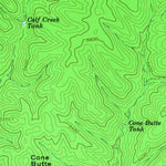 United States Geological Survey Cone Butte, AZ (1966, 24000-Scale) digital map