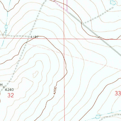 United States Geological Survey Conejo Creek West, NM (1967, 24000-Scale) digital map