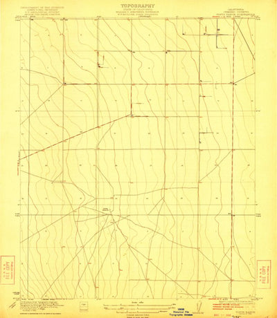 United States Geological Survey Conejo Well, CA (1922, 31680-Scale) digital map