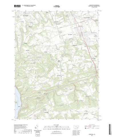 United States Geological Survey Conestoga, PA (2023, 24000-Scale) digital map