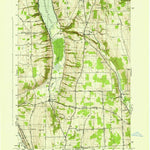 United States Geological Survey Conesus, NY (1942, 31680-Scale) digital map