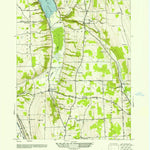 United States Geological Survey Conesus, NY (1957, 24000-Scale) digital map