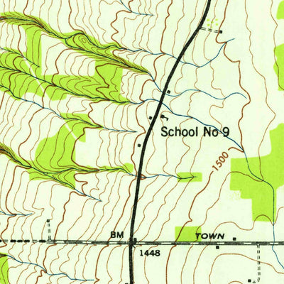 United States Geological Survey Conesus, NY (1957, 24000-Scale) digital map