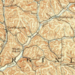 United States Geological Survey Conesville, OH (1908, 62500-Scale) digital map