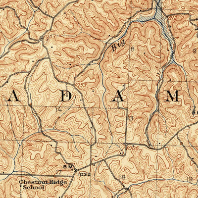 United States Geological Survey Conesville, OH (1910, 62500-Scale) digital map