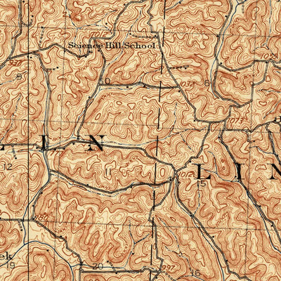 United States Geological Survey Conesville, OH (1910, 62500-Scale) digital map