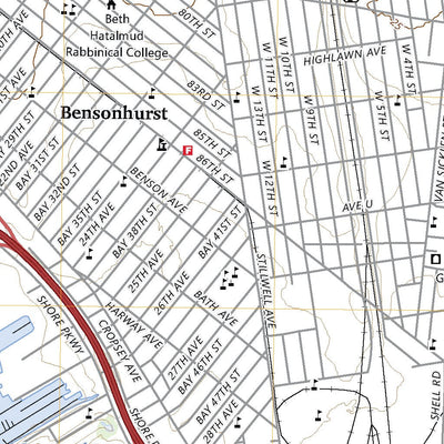 United States Geological Survey Coney Island, NY (2023, 24000-Scale) digital map