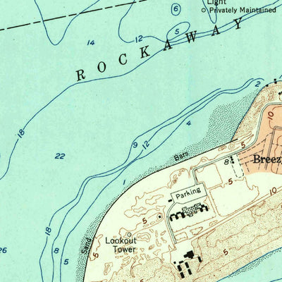 United States Geological Survey Coney Island, NY-NJ (1955, 24000-Scale) digital map