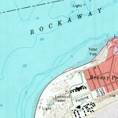 United States Geological Survey Coney Island, NY-NJ (1966, 24000-Scale) digital map