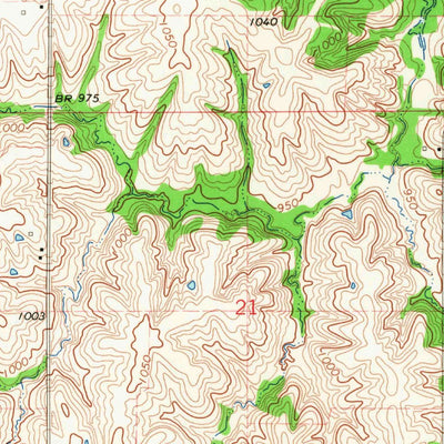 United States Geological Survey Confidence, IA (1966, 24000-Scale) digital map