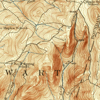 United States Geological Survey Confluence, PA (1922, 62500-Scale) digital map
