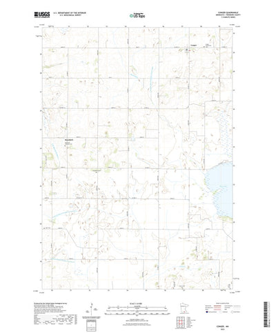 United States Geological Survey Conger, MN (2022, 24000-Scale) digital map