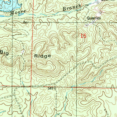 United States Geological Survey Congo, AR (1994, 24000-Scale) digital map