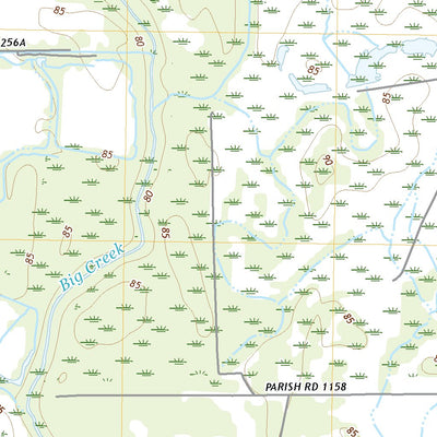 United States Geological Survey Congo Creek, LA (2020, 24000-Scale) digital map