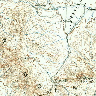 United States Geological Survey Congress, AZ (1903, 125000-Scale) digital map