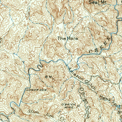 United States Geological Survey Congress, AZ (1903, 125000-Scale) digital map