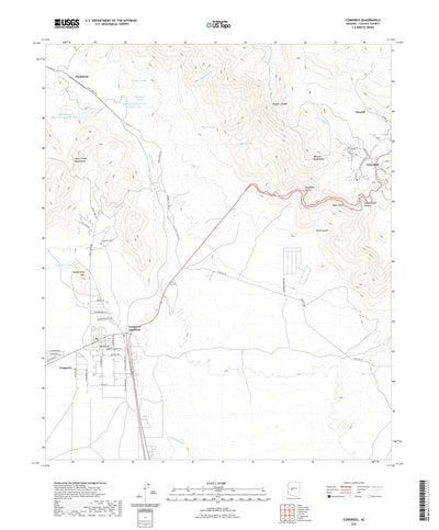 United States Geological Survey Congress, AZ (2021, 24000-Scale) digital map