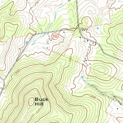 United States Geological Survey Conicville, VA (1966, 24000-Scale) digital map