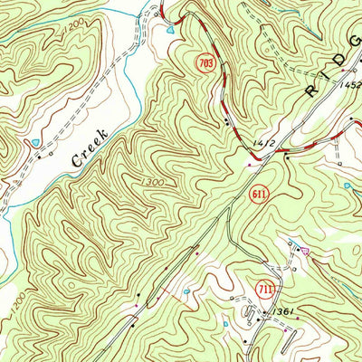United States Geological Survey Conicville, VA (1966, 24000-Scale) digital map