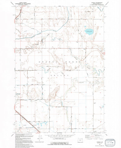 United States Geological Survey Conley, OR (1994, 24000-Scale) digital map