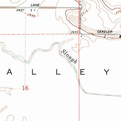 United States Geological Survey Conley, OR (1994, 24000-Scale) digital map