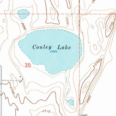 United States Geological Survey Conley, OR (1994, 24000-Scale) digital map