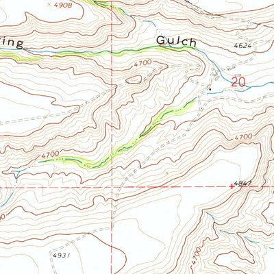 United States Geological Survey Conleys Lake, MT (1967, 24000-Scale) digital map