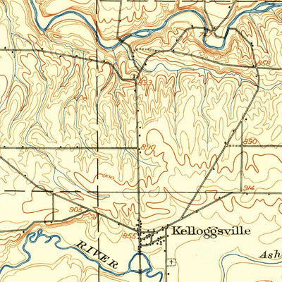 United States Geological Survey Conneaut, OH-PA (1906, 62500-Scale) digital map